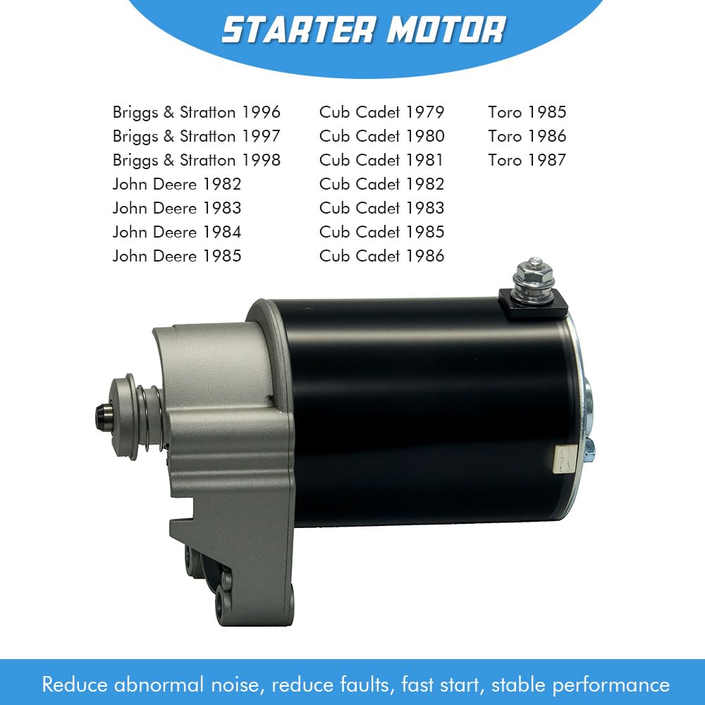 A ABIGAIL starter motor with OEM numbers label, clear compatibility.