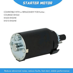 ABIGAIL Kohler Courage SV600 starter motor delivers quick starts