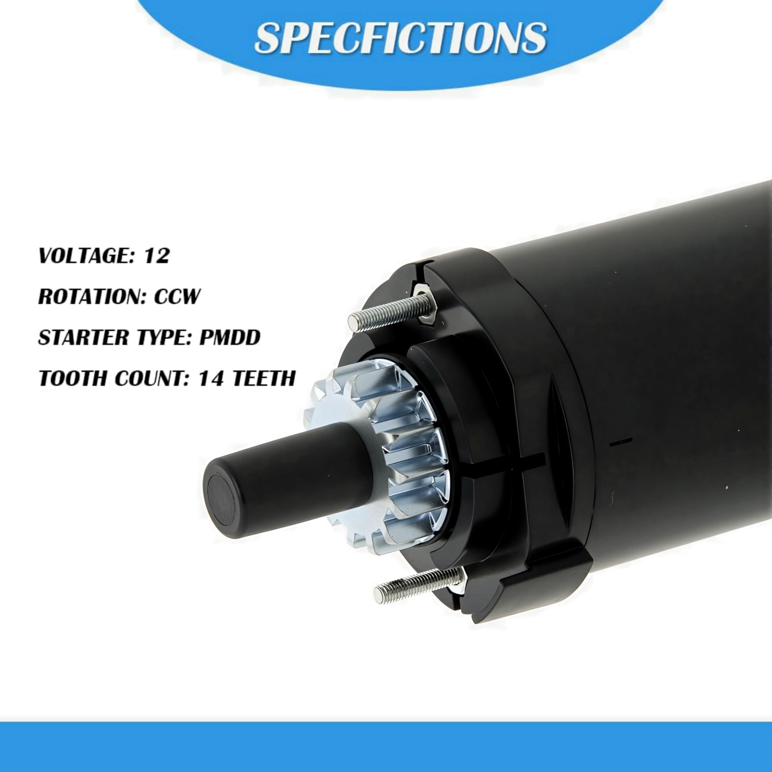 ABIGAIL Kohler Courage SV610 starter motor for dependable engagement