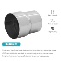 A ABIGAIL universal exhaust adapter in packaging, ready for installation.