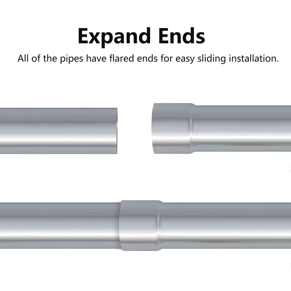 A-KARCK 90-degree bend pipe enabling precise corner routing.