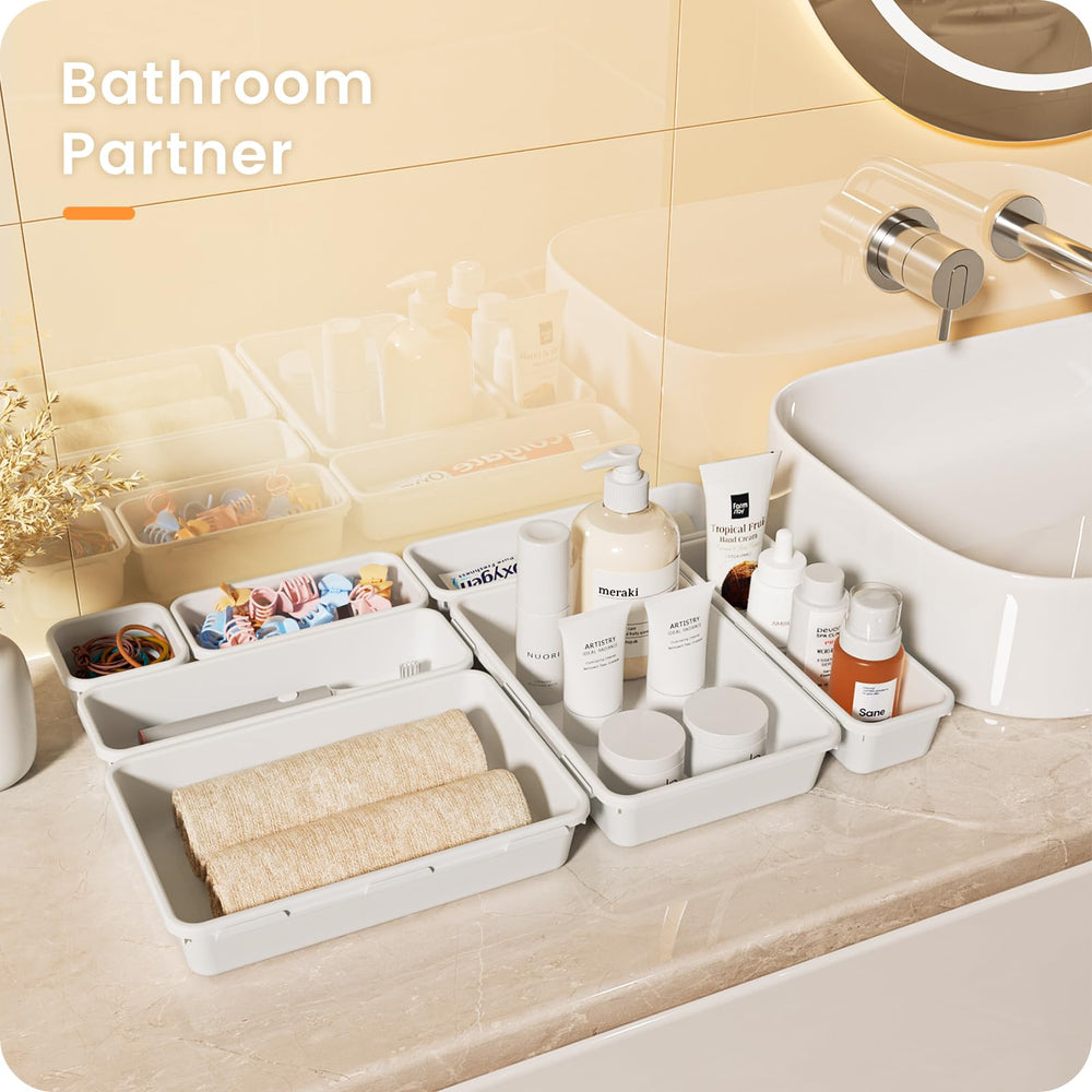 A-LuGei five size divider helps customize space in any drawer.