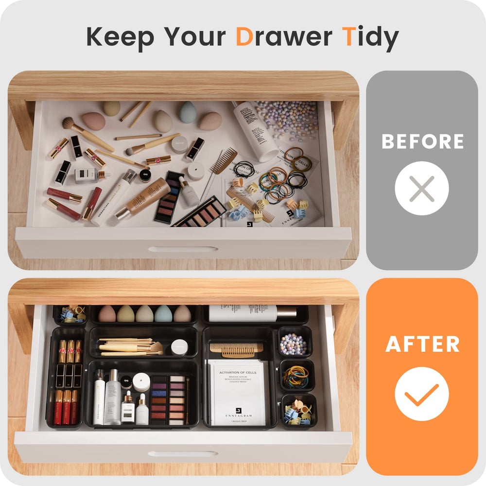 A-LuGei bathroom tidy organizer keeps toiletries neatly arranged and within reach.