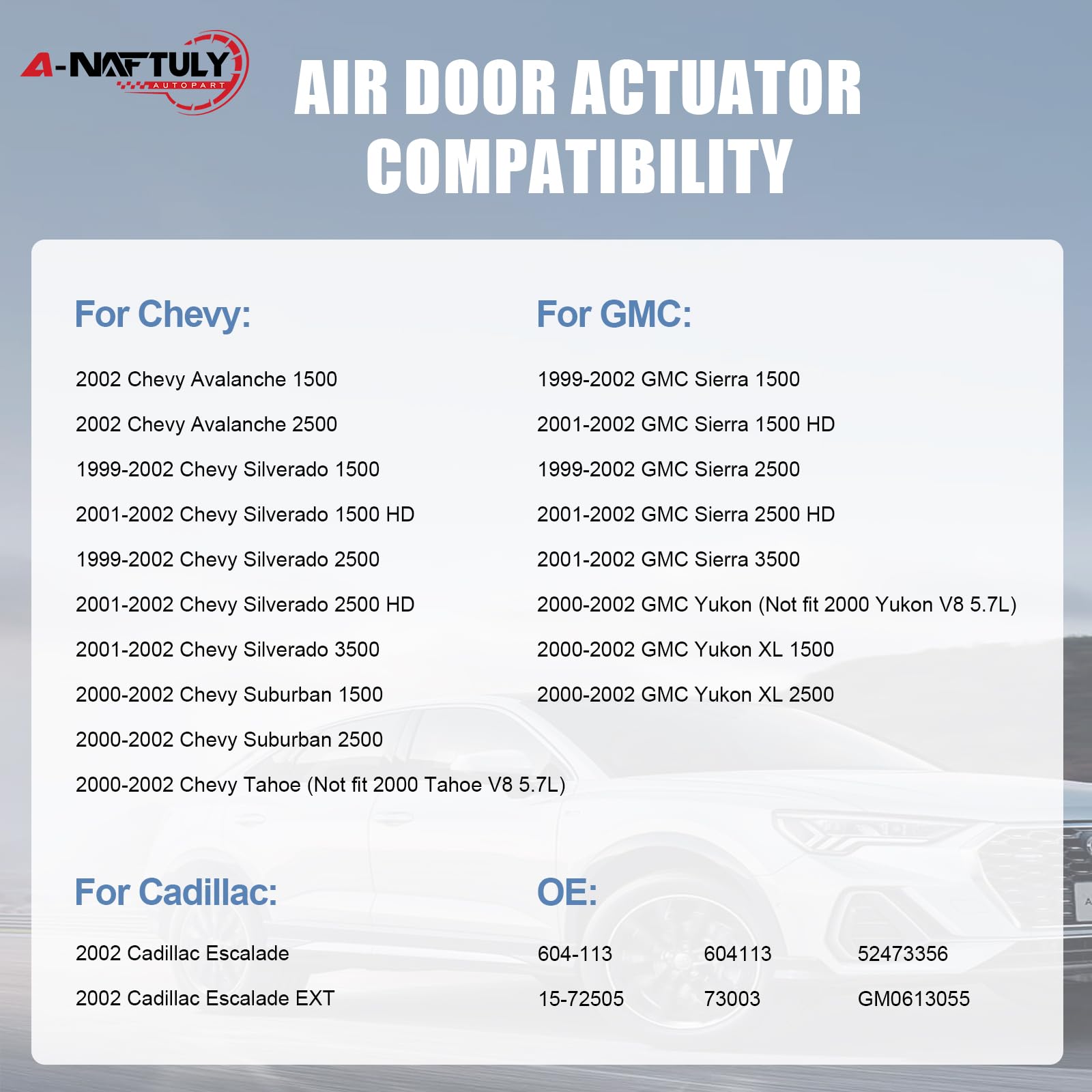 A-NAFTULY 604-113 installed in vehicle dashboard for smoother temperature control