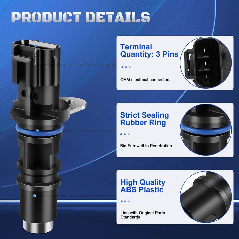 A-NAFTULY 917-705 camshaft sensor on Dodge Ram with connector ready for install