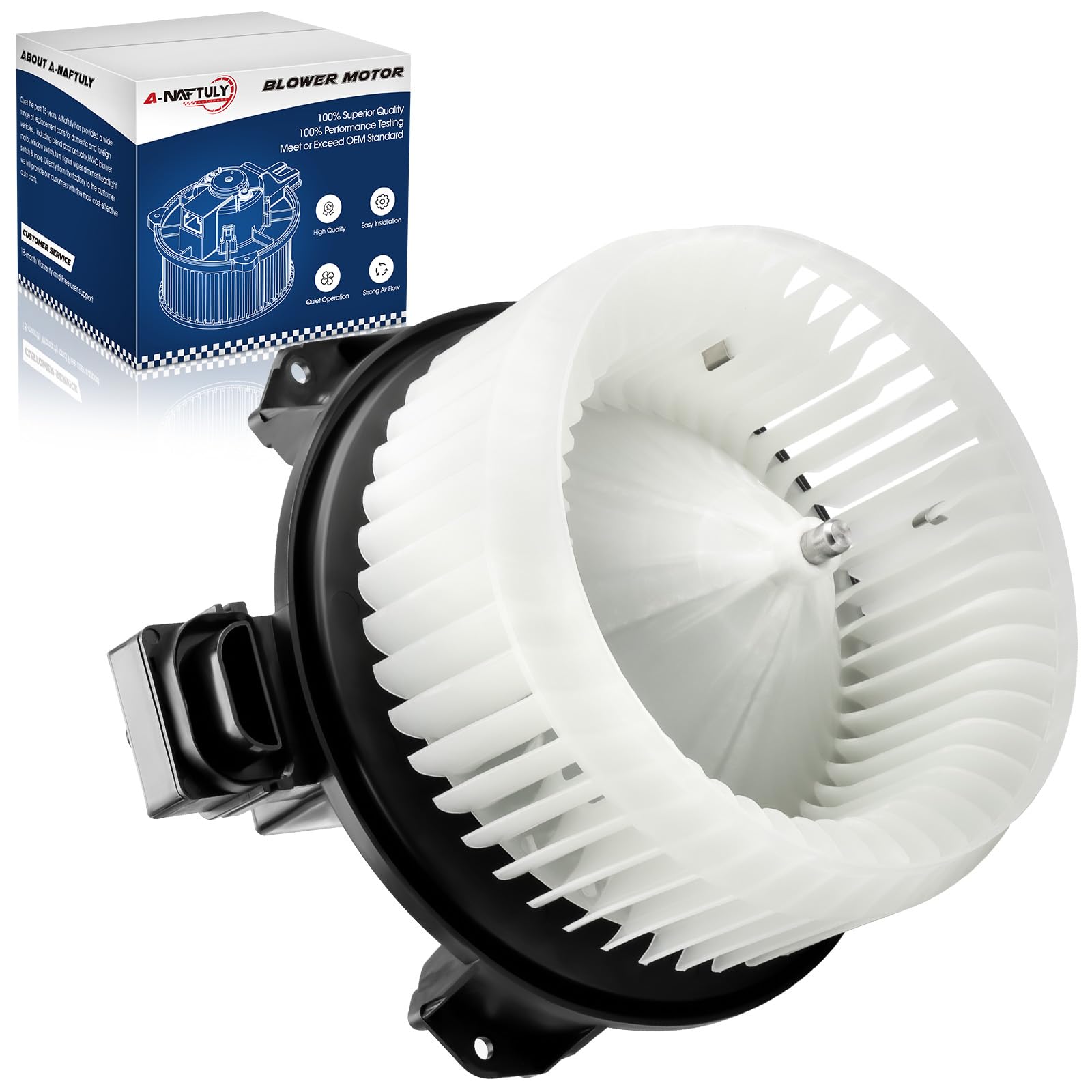 A-NAFTULY AC blower motor fan assembly ensuring consistent airflow for cabin comfort