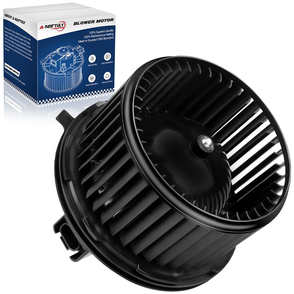 A-NAFTULY AC Blower Motor front view showing OE-like fit and durable construction.