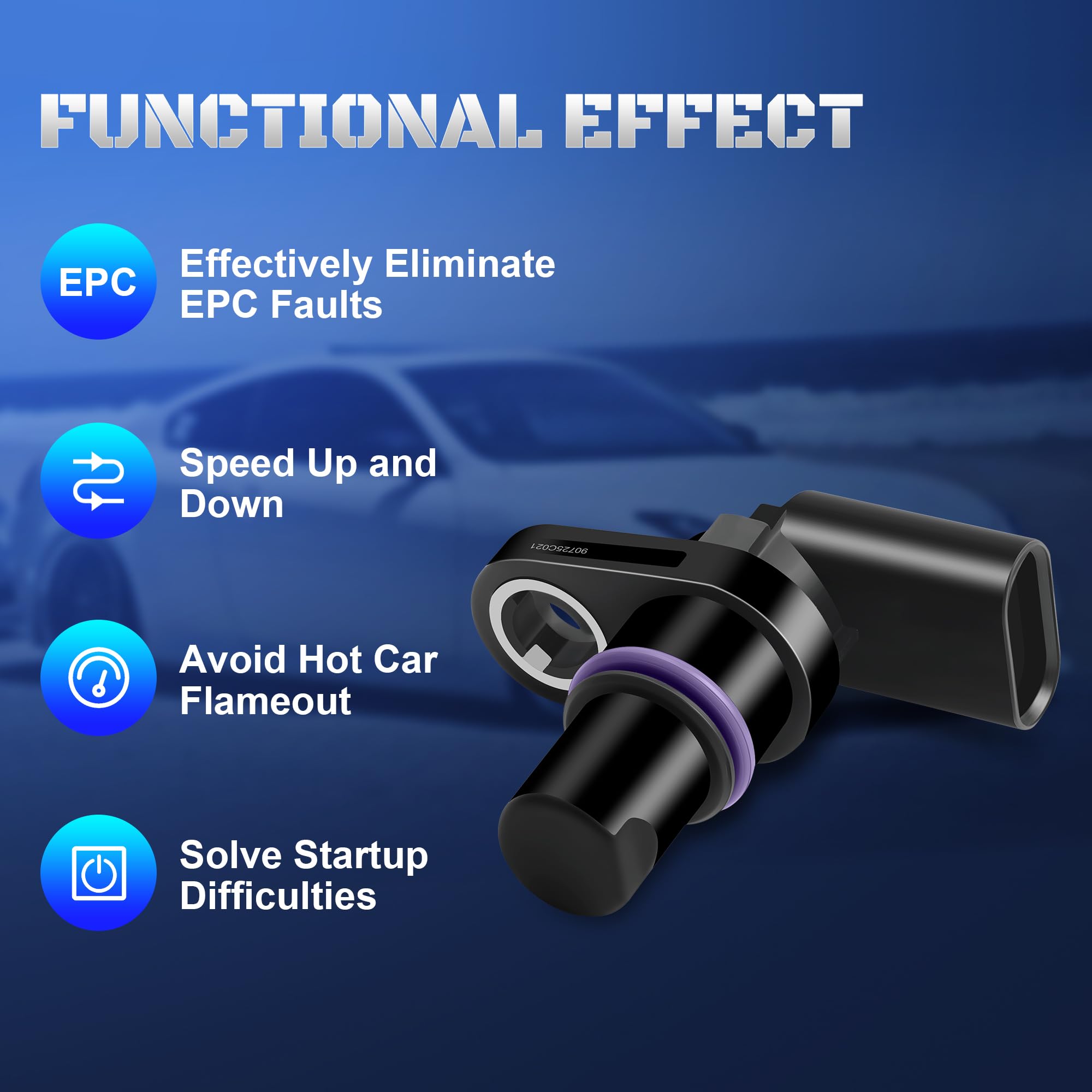 A-NAFTULY premium construction camshaft sensor for durable performance.