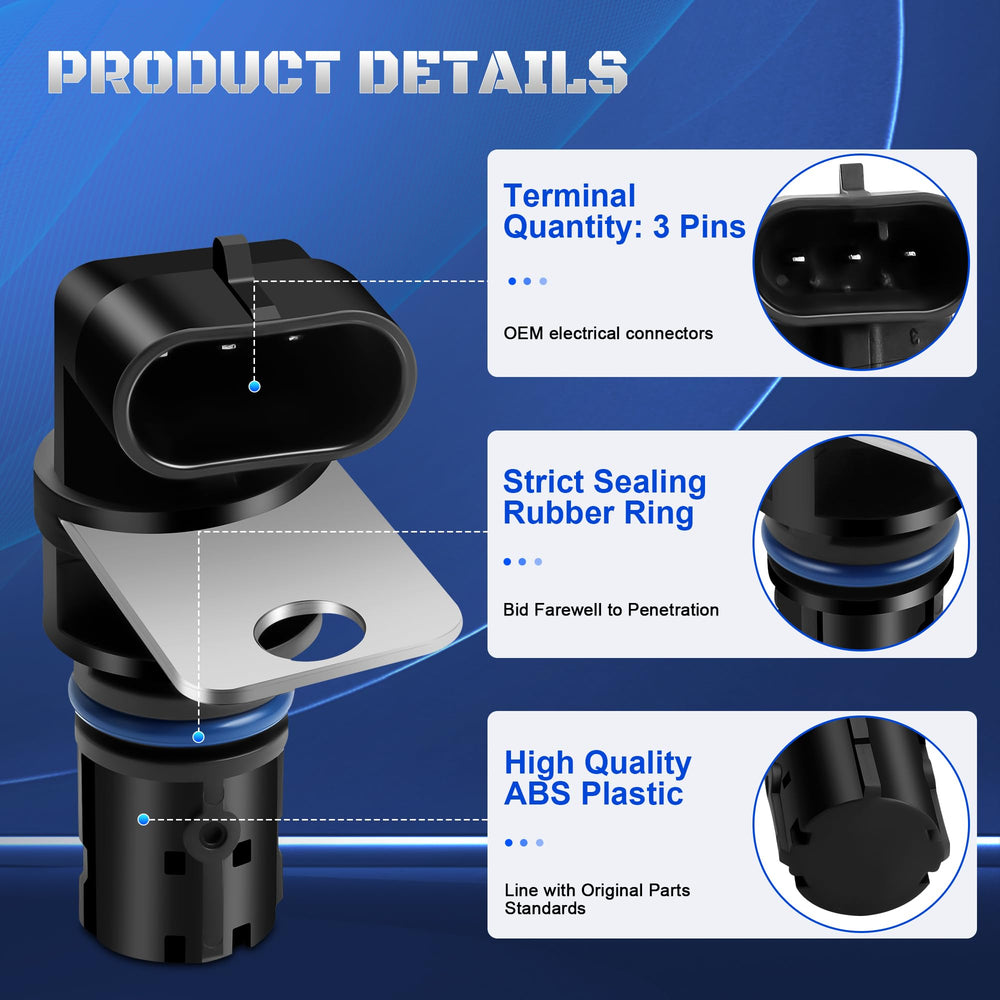 A-NAFTULY crankshaft sensor side profile shows compact installation-ready design.