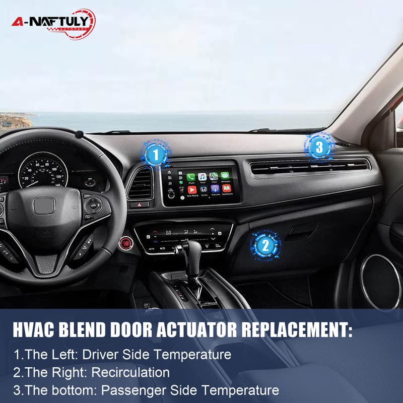 A-NAFTULY blend door actuator enables easy, drop-in installation for a one-person job.