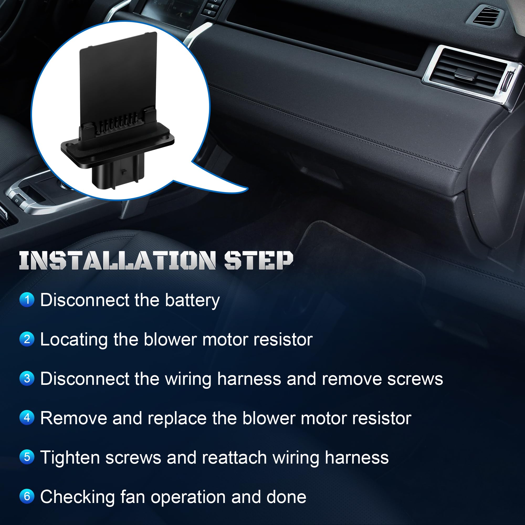 A-NAFTULY YH1715 installation diagram image; step-by-step reference for DIY fit.