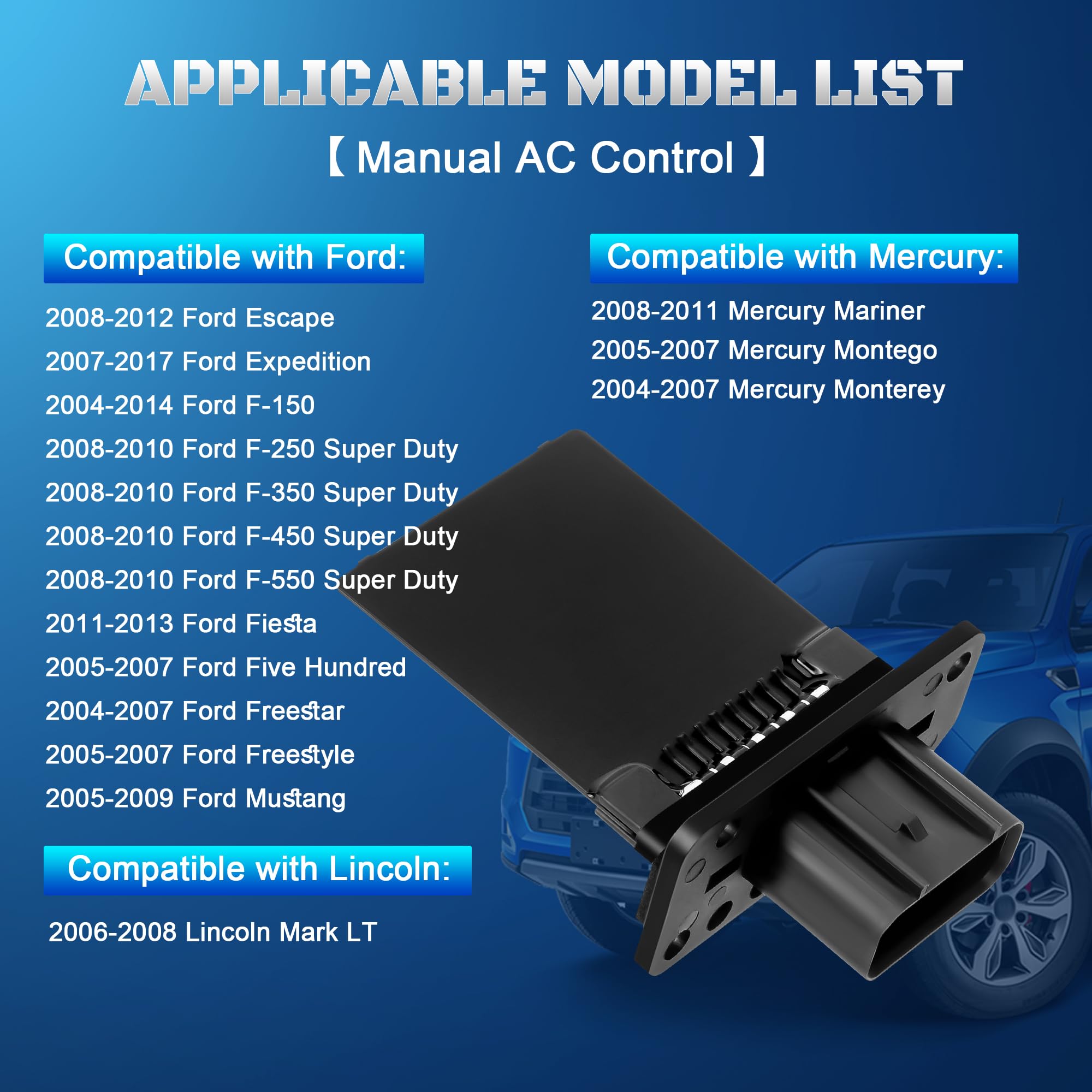 A-NAFTULY YH1715 resistor side view; rugged housing built for long service.