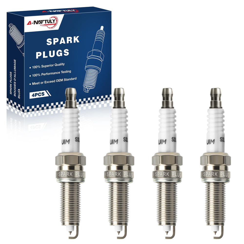 A-NAFTULY Iridium spark plugs 4-pack for Veloster fit; potential fuel efficiency.