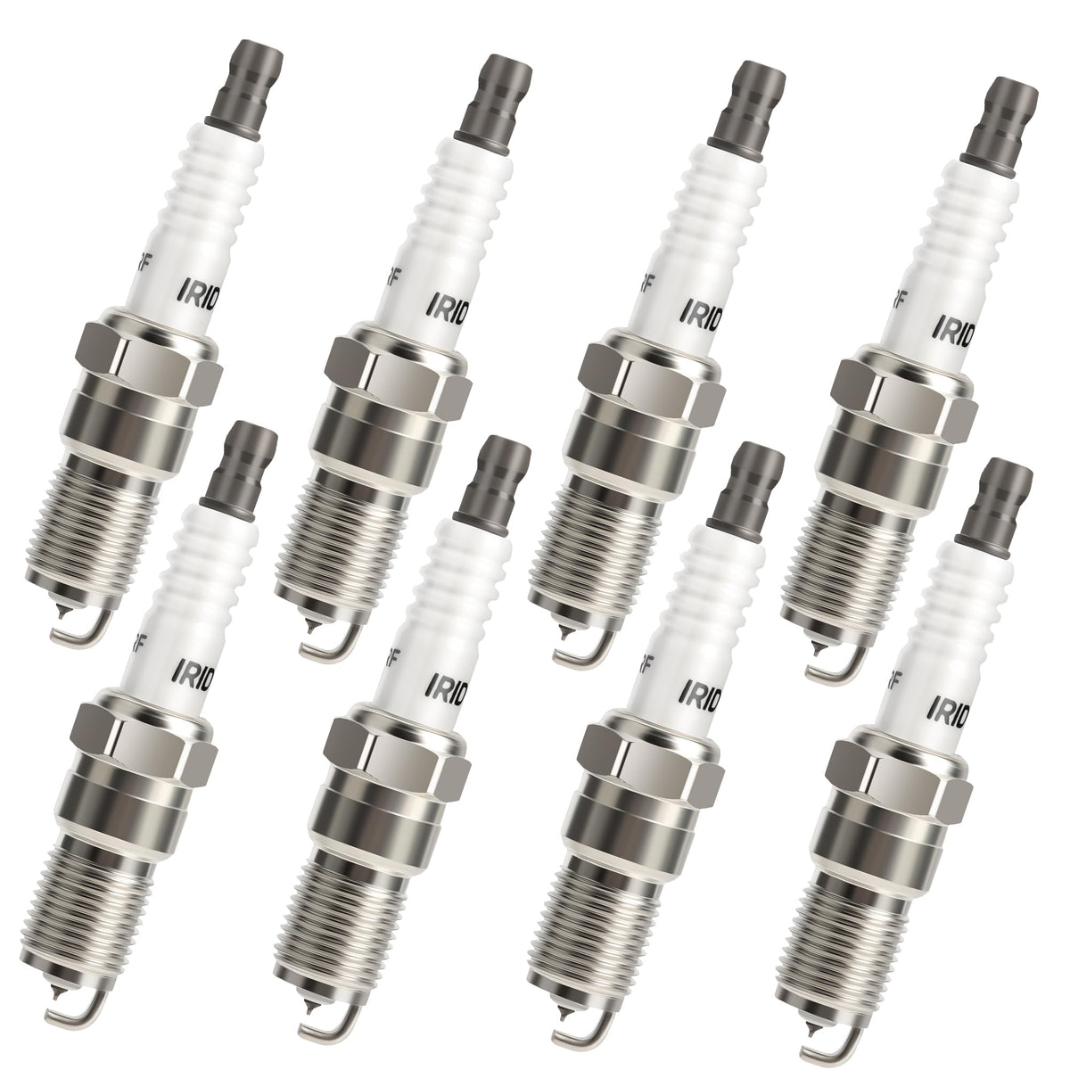 A-NAFTULY iridium spark plugs 8-pack ready for installation with reliable ignition potential
