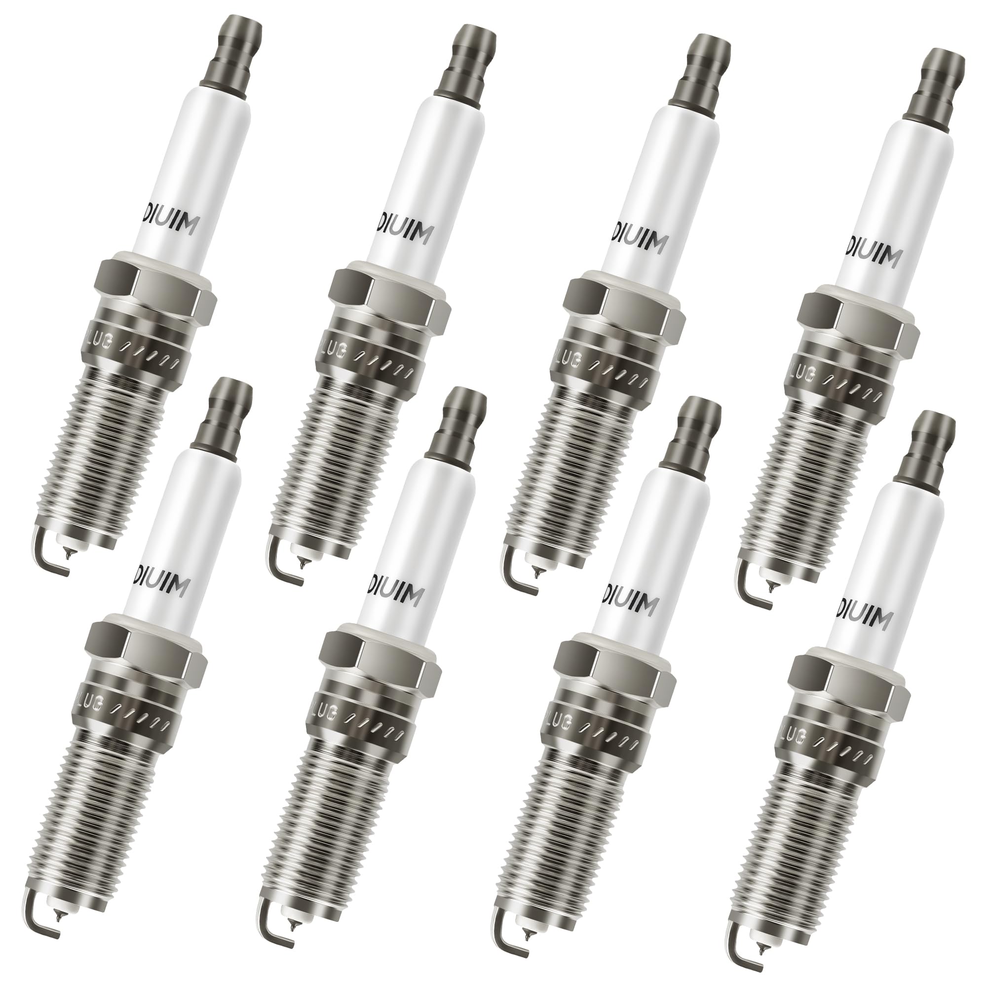 A-NAFTULY Iridium spark plugs 91418 closeup with precision tip for efficient ignition.