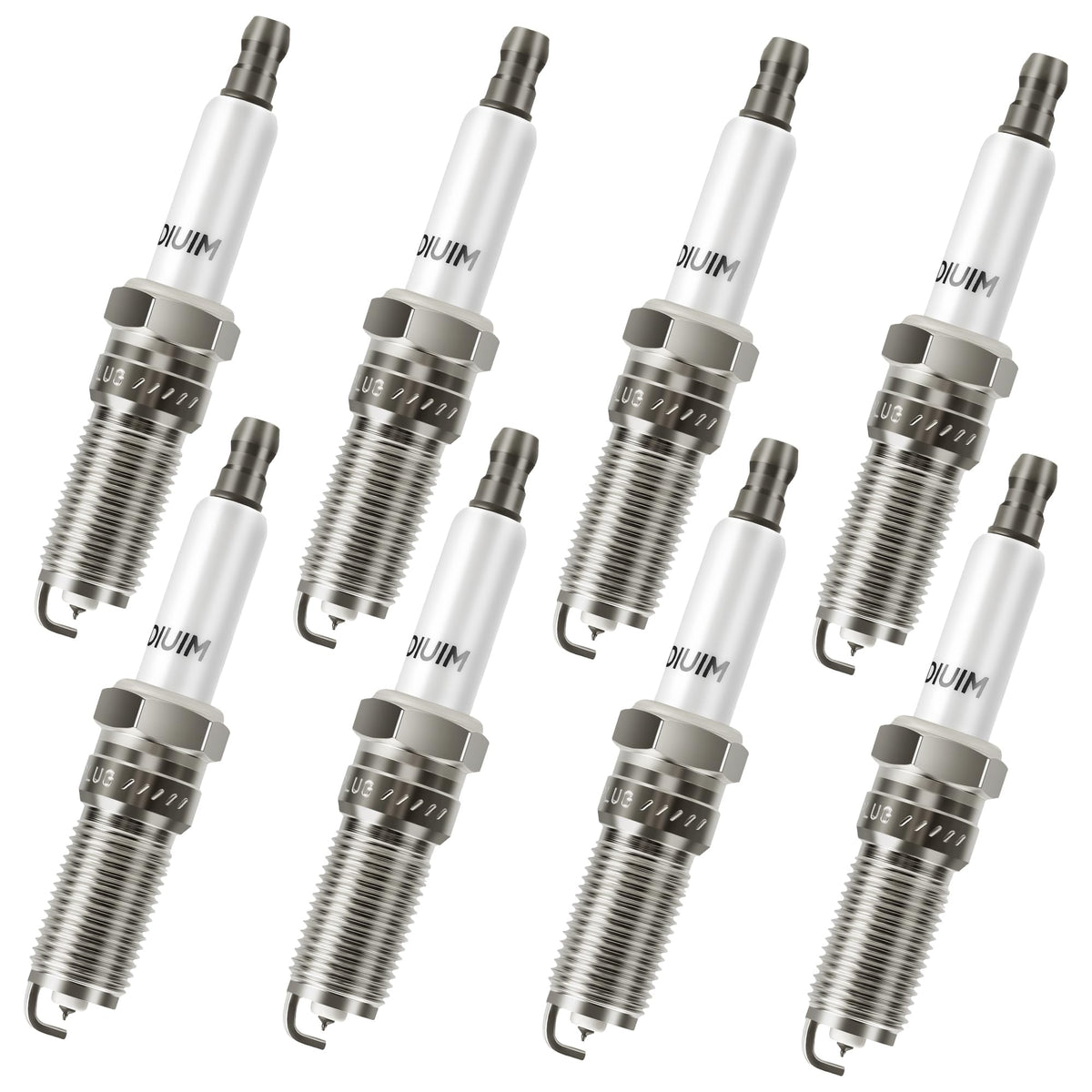 A-NAFTULY Iridium spark plugs 91418 closeup with precision tip for efficient ignition.