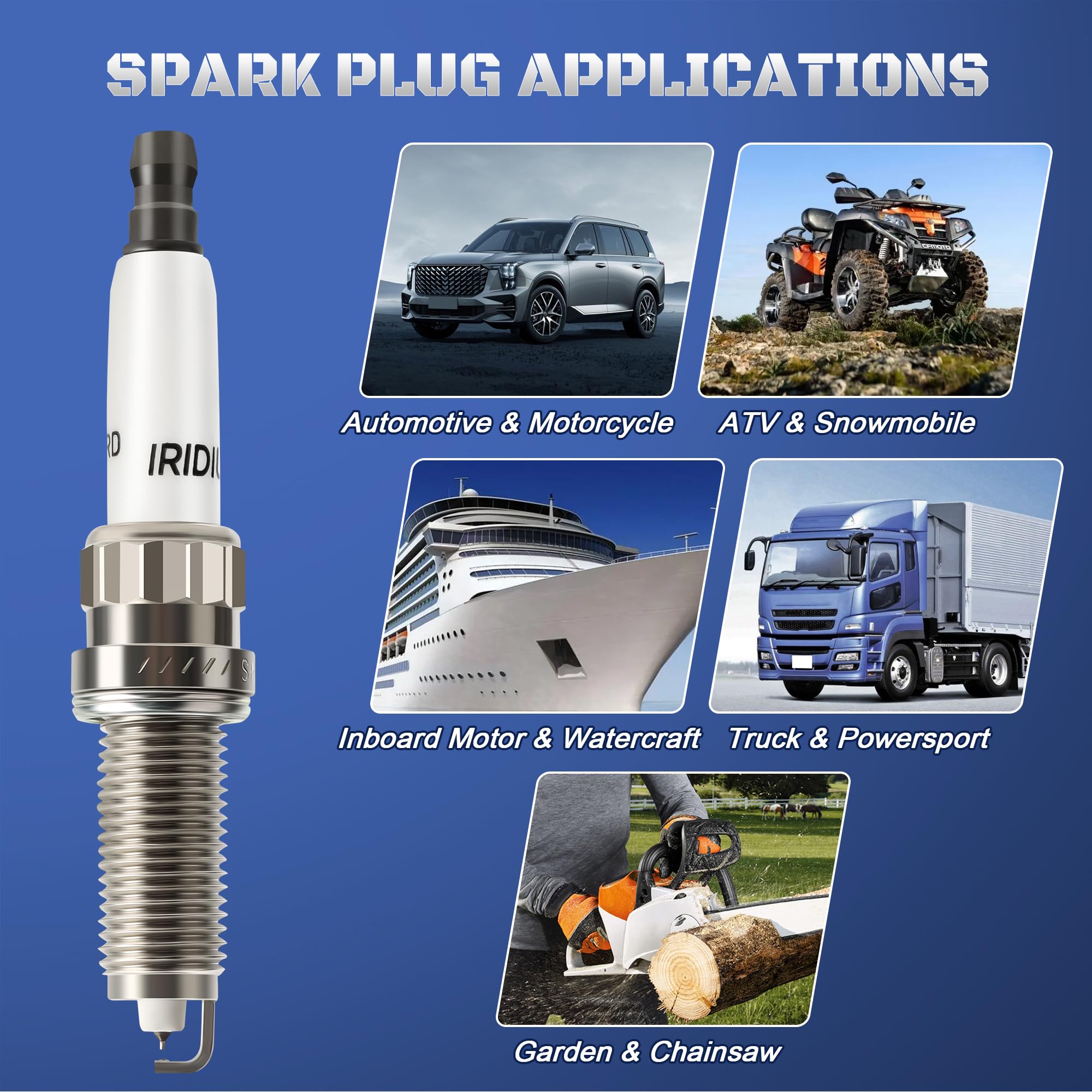 A-NAFTULY Iridium plugs precision wire boosts engine response