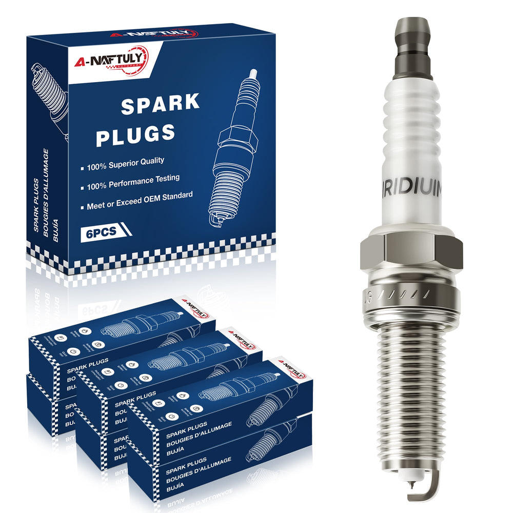 A-NAFTULY Iridium Spark Plugs center-wire detail showing fine iridium tip