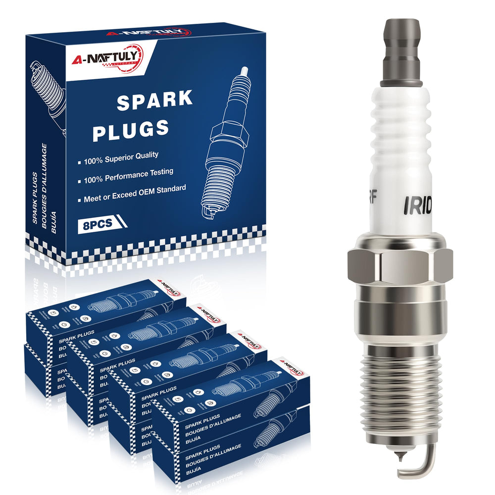 A-NAFTULY quality-tested iridium spark plugs indicating performance readiness