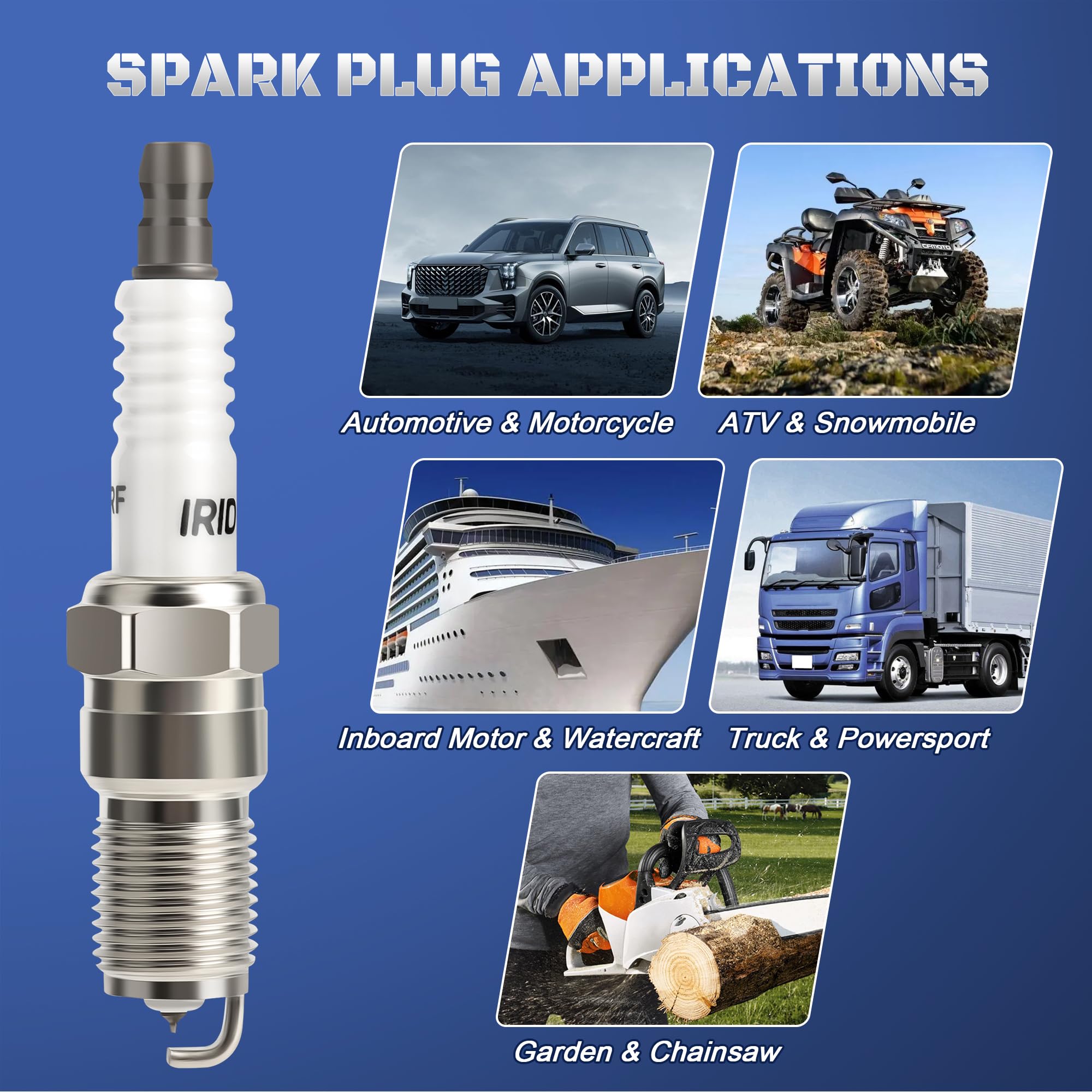 A-NAFTULY spark plugs ready for routine installation during maintenance