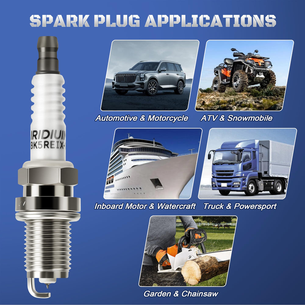 A-NAFTULY spark plugs warranty badge signals 12-month coverage.