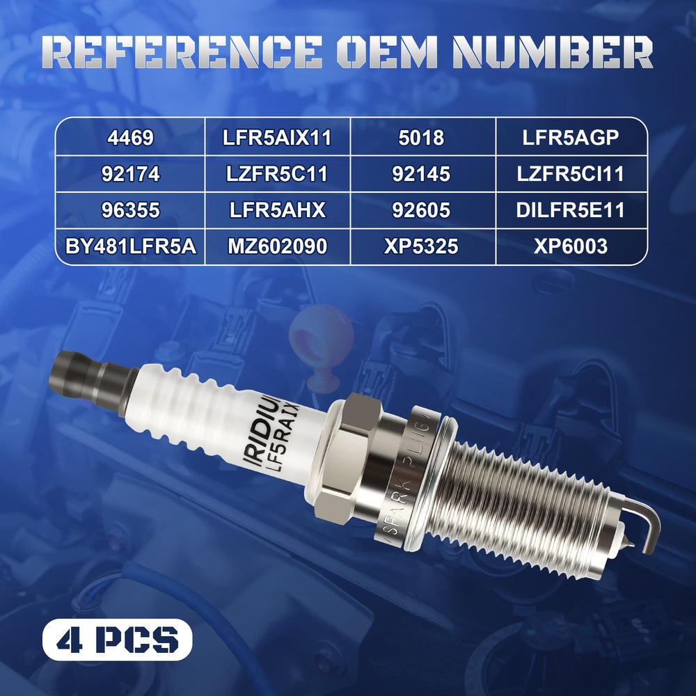 A-NAFTULY Spark plugs installed in engine bay for smooth operation.