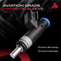 A Plus Auto inlet basket filter visible on injector improves filtration and longevity