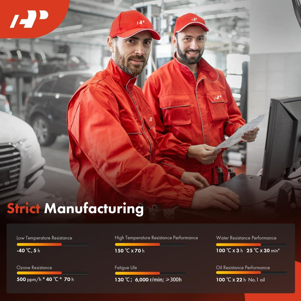 A-Premium belt offers quiet operation with reduced vibration.