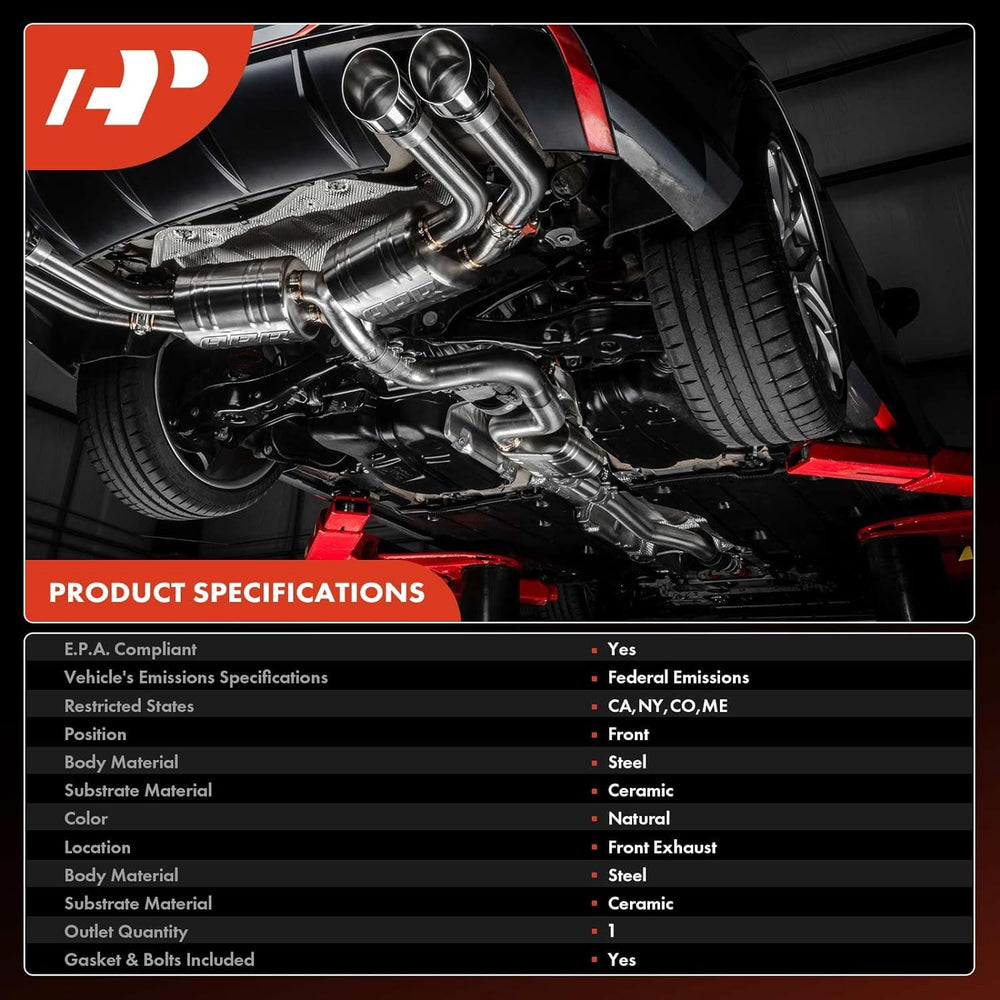 A-Premium 14002-JA01E replacement gasket and kit for front cat.