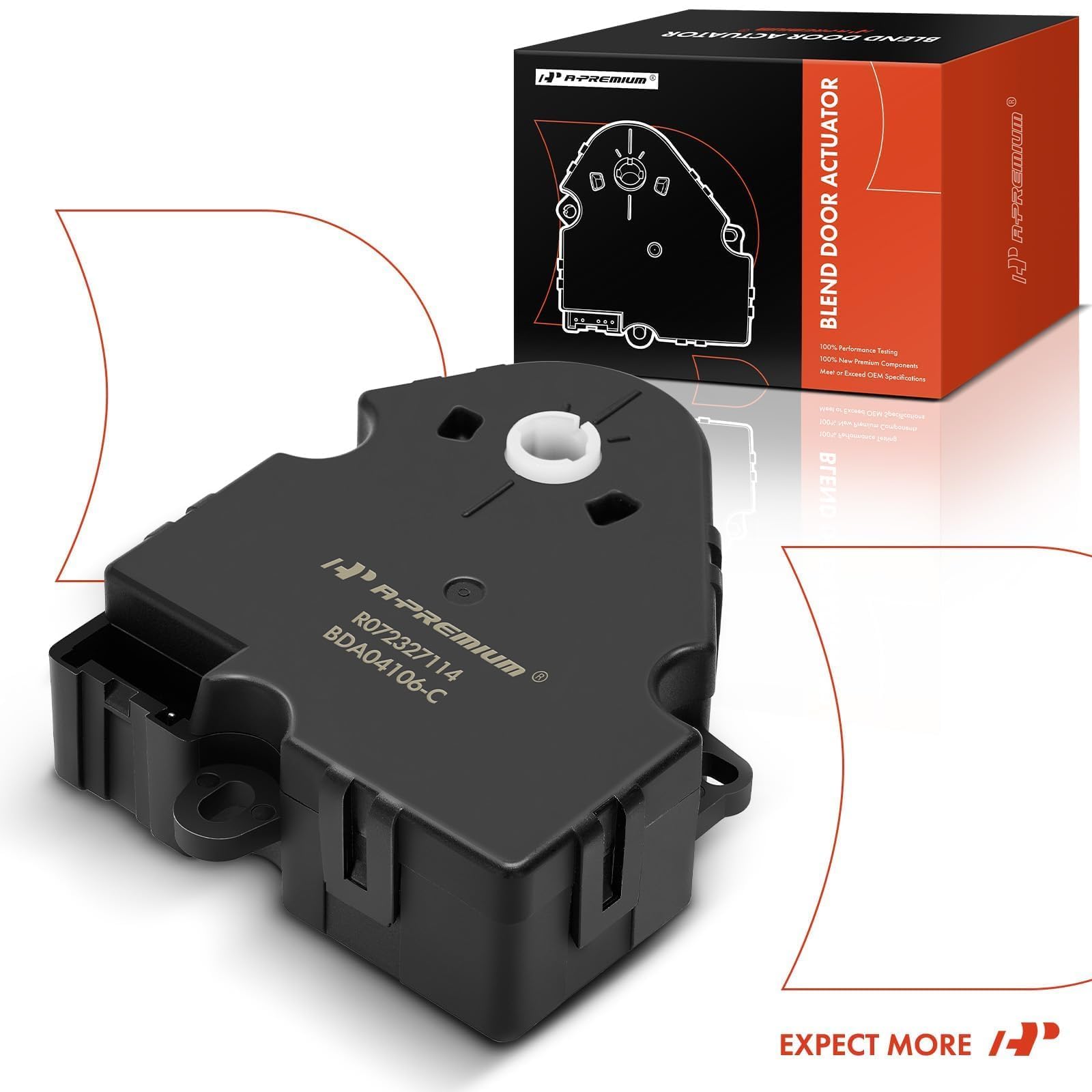 A-Premium actuator mounted in a dash area showing quiet operation.