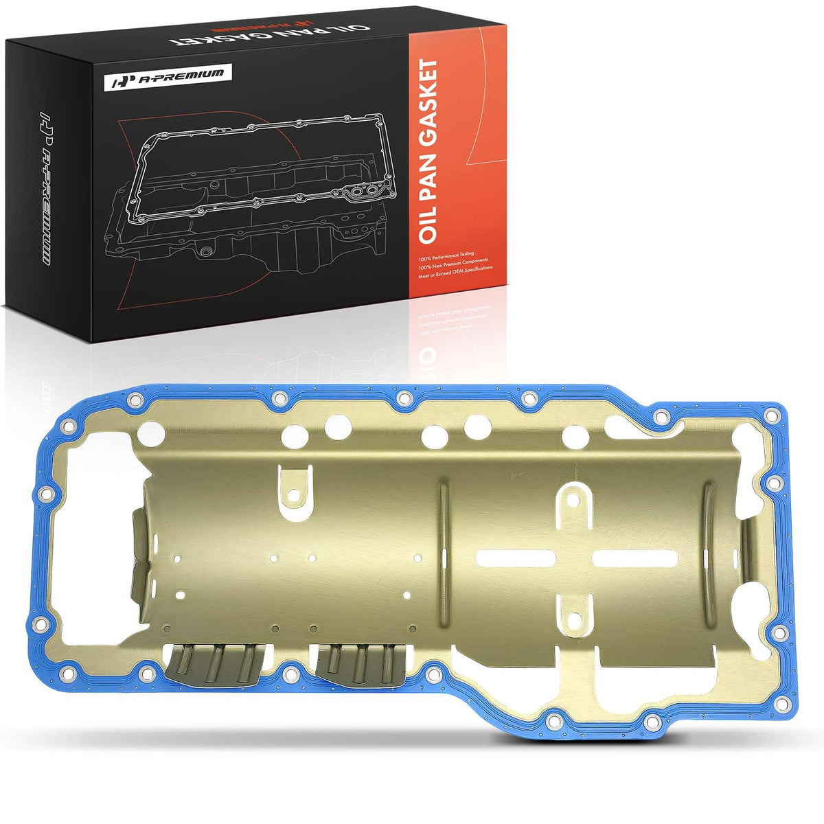 A-Premium 4.7L engine oil pan gasket set packaging ready for a leak-free install