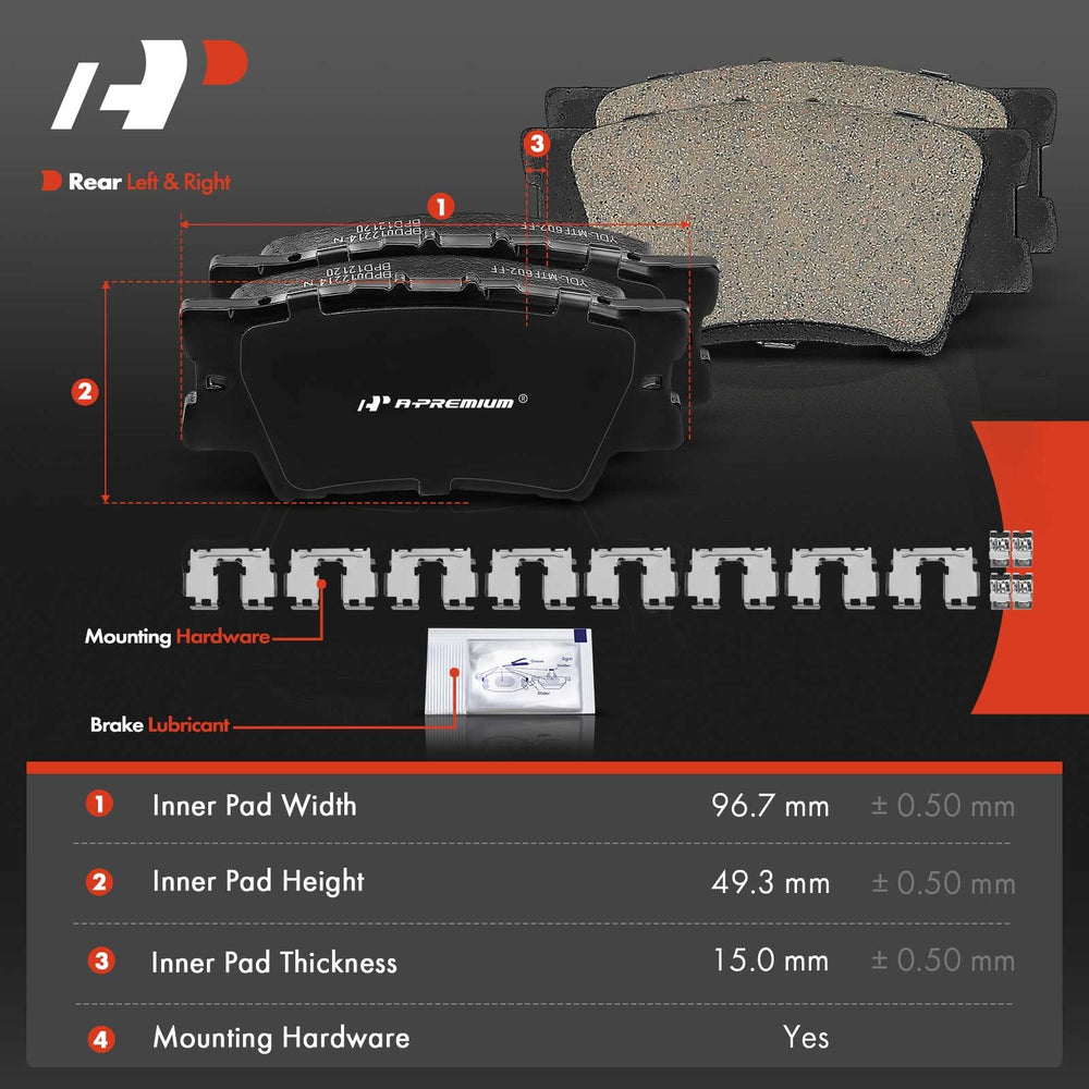 Pads tested for 72-hour salt spray resistance in harsh conditions
