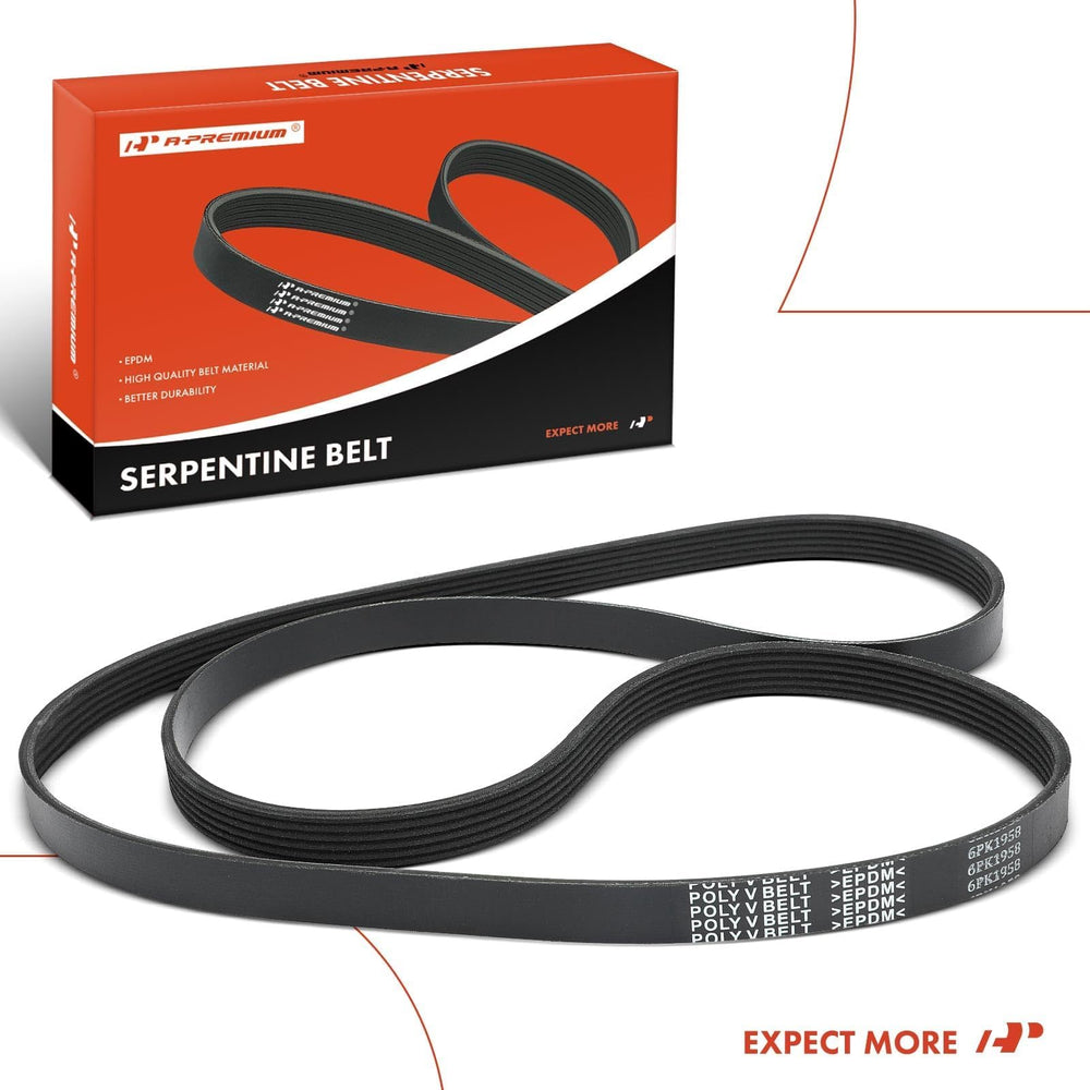 Installation steps diagram for proper belt routing and alignment