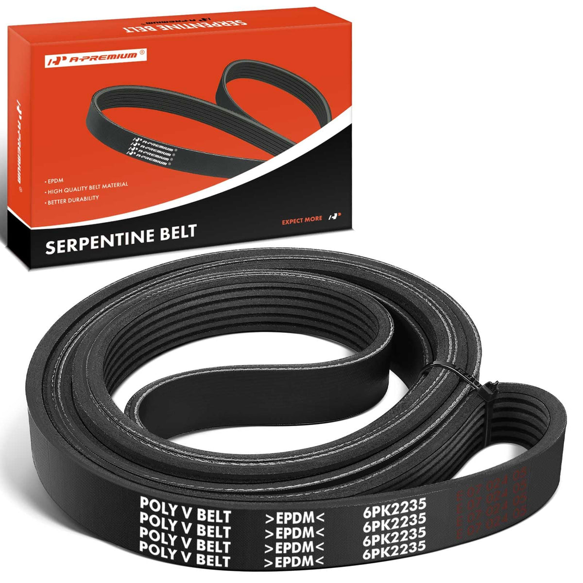 A-Premium serpentine belt installed on Nissan Altima vehicle for reliable drive