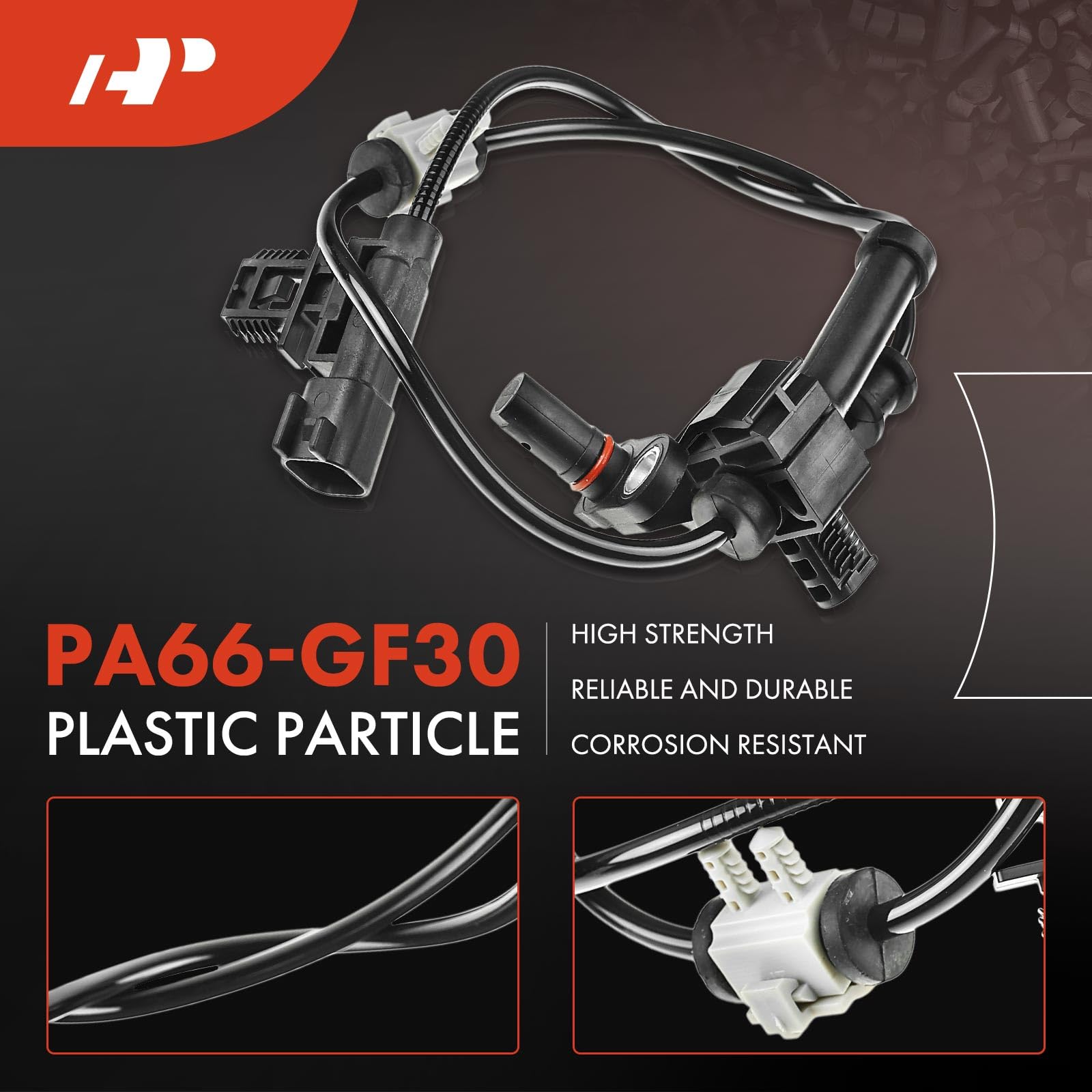 A-Premium ABS wheel speed sensor front-right for GMC Sierra 2500HD improves ABS data