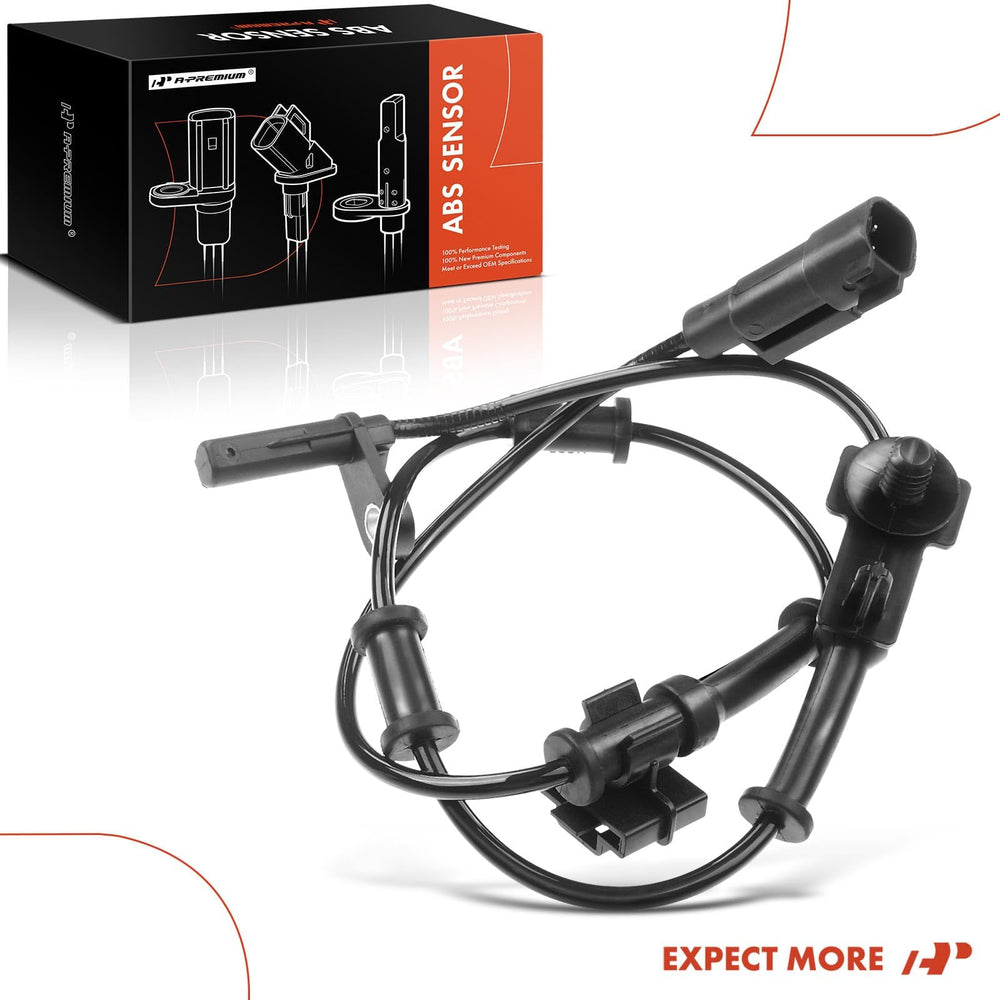 A-Premium OE-grade wheel speed sensor housing detail for durability.