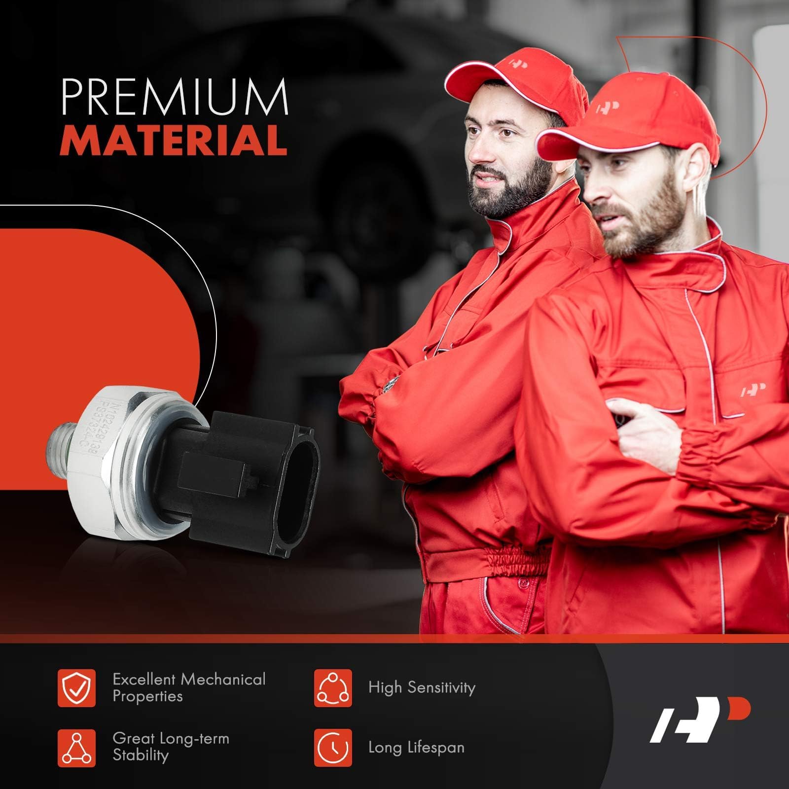 A-Premium sensor with black housing close-up highlighting OEM-grade construction