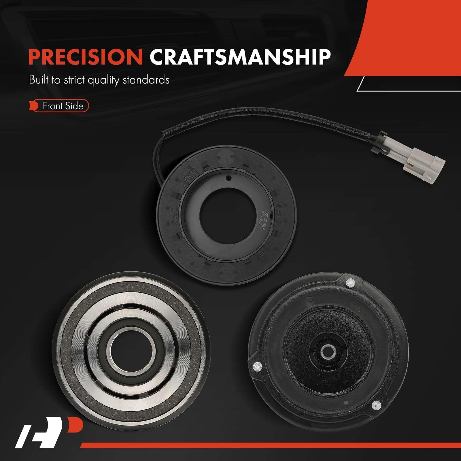 A-Premium four groove pulley detail for versatile belt fit