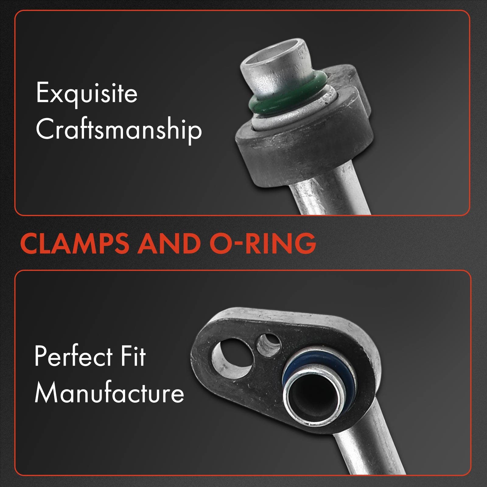 A-Premium Elantra GT 2013 discharge line hose supports efficient A/C circulation