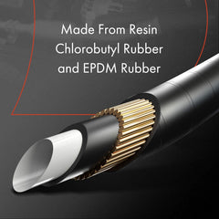 A-Premium discharge line top view; reinforced fittings for high-pressure routing