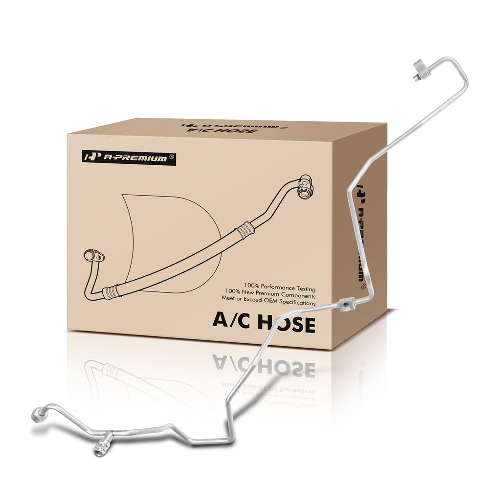A-Premium A/C liquid line hose assembly connects condenser to evaporator for Honda Civic, efficient cooling.