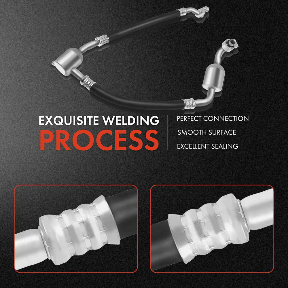A-Premium low pressure suction line supports compressor to evaporator flow