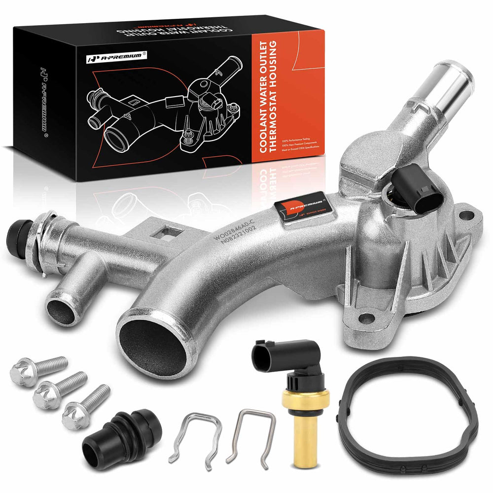 A-Premium aluminum coolant housing for Chevy Cruze 2011-2015, durable under heat