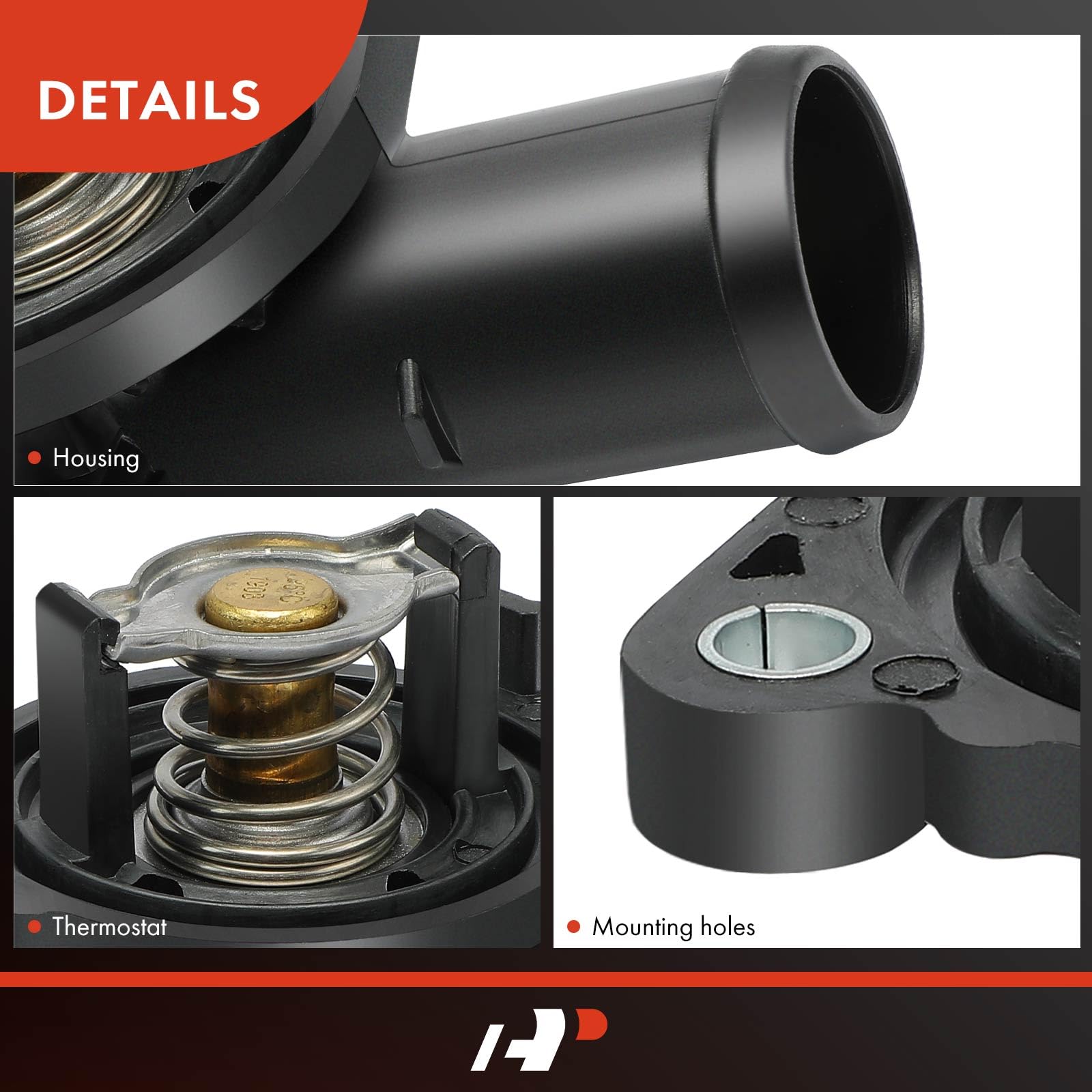 Detailed bolts and hose connections on the A-Premium assembly