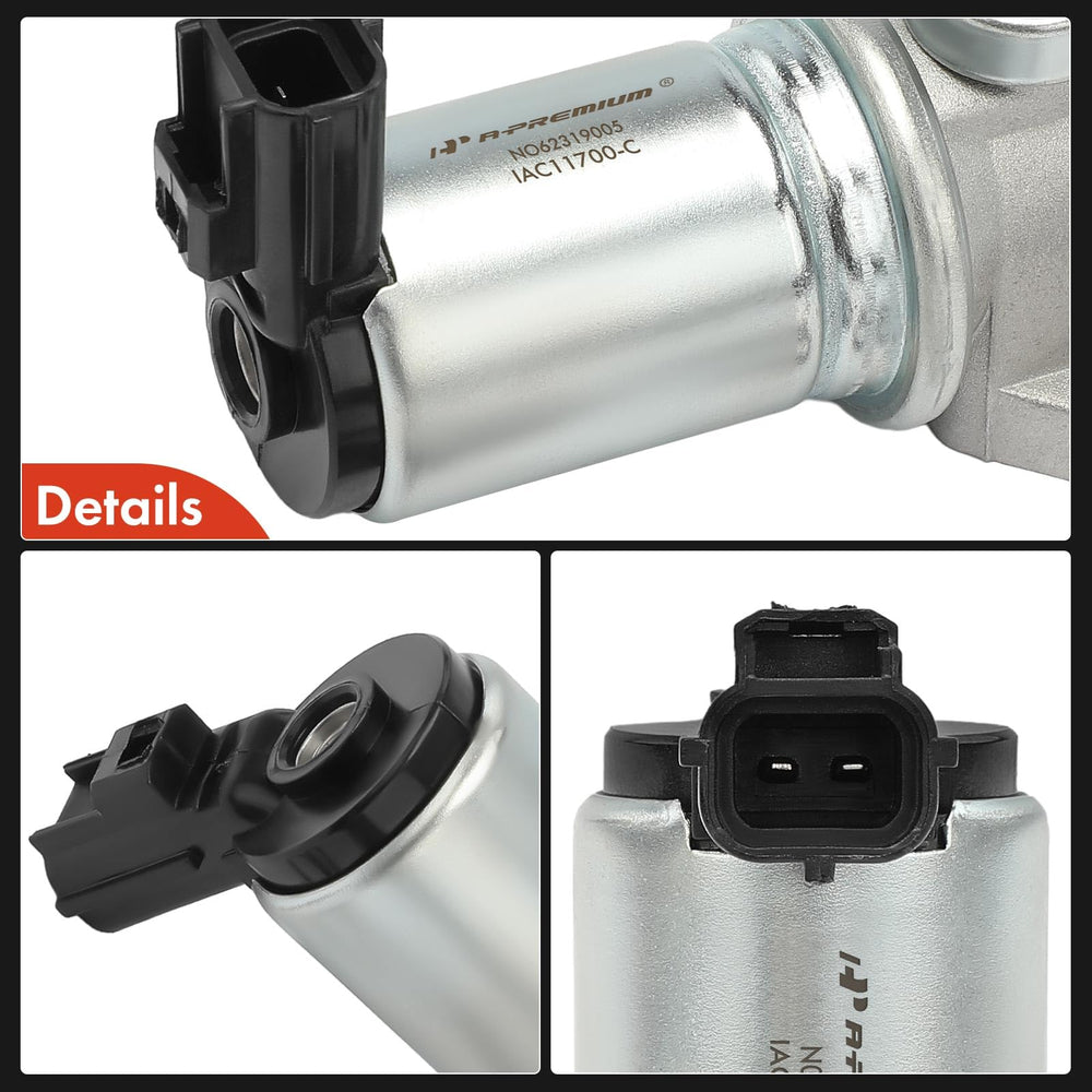 A-Premium auxiliary valve-fitment label confirms Ford and Lincoln compatibility