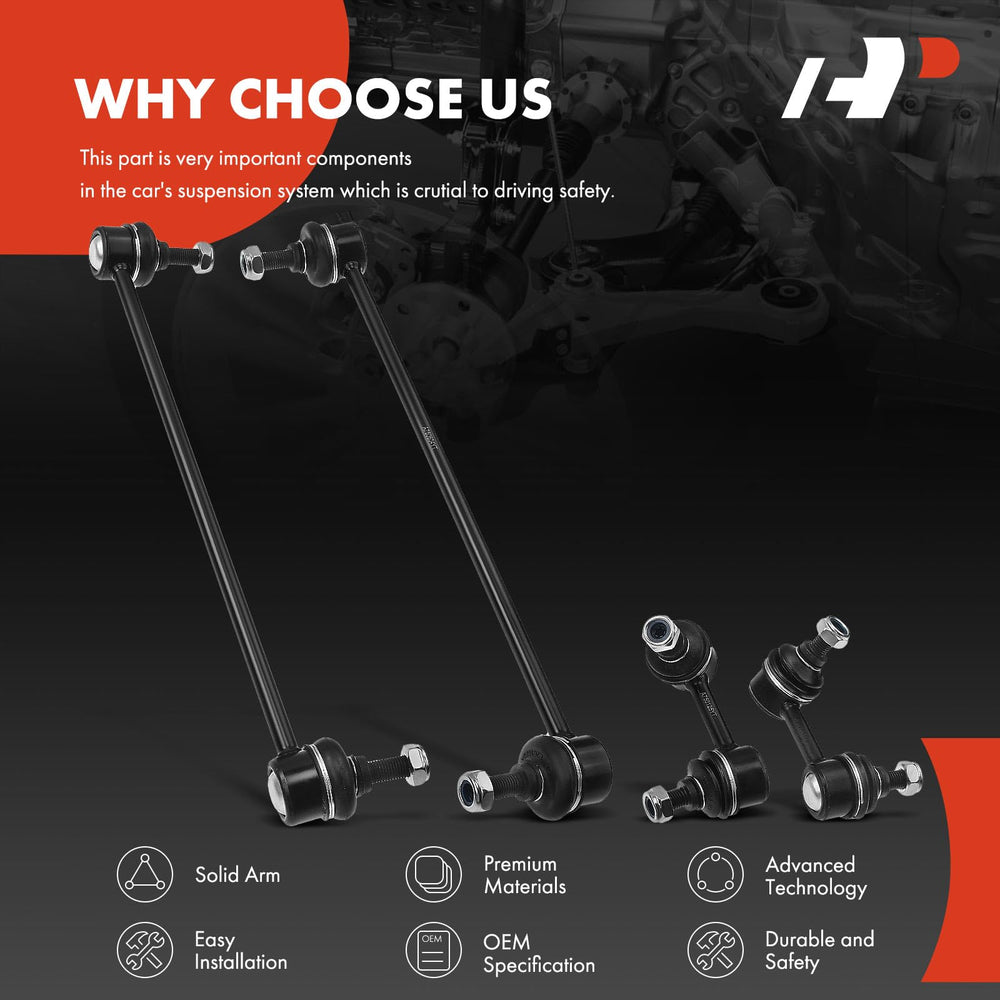 A-Premium ball stud greased detail signals smooth operation.
