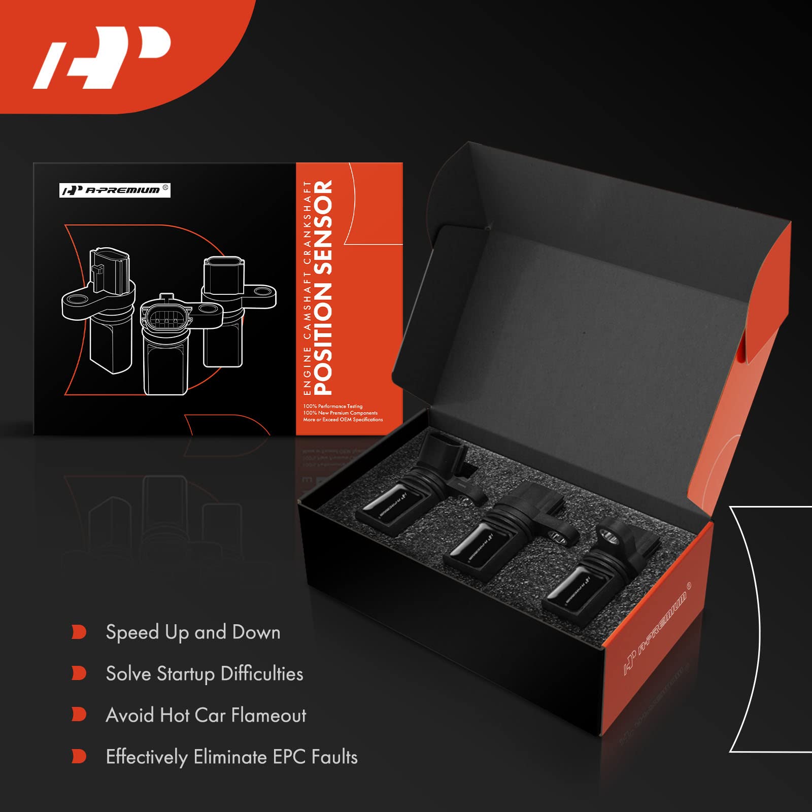 A-Premium Bank 1 camshaft sensor for Nissan/Infiniti restores smooth engine response
