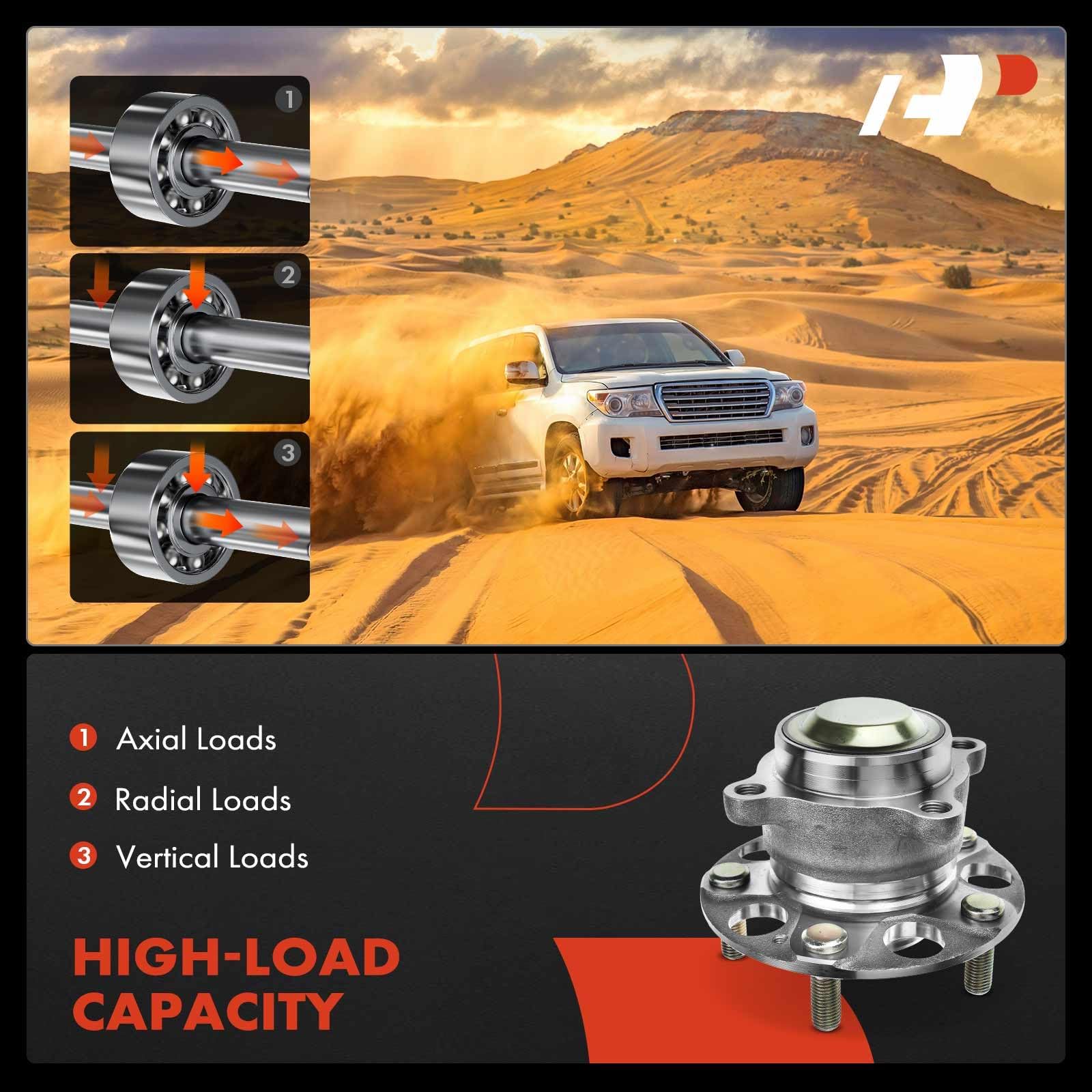 A-Premium sealing components detail to guard against leaks and debris.
