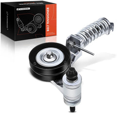 A-Premium belt tensioner front view, robust build for reliable belt drive