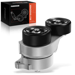 A-Premium belt tensioner assembly left view with dual pulleys for precise belt tension.